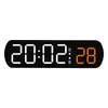 Reloj Electrónico Simple, Reloj Despertador LED Multifuncional Creativo, Pantalla de Temperatura, Temporizador de Cuenta Regresiva, Reloj de Mesita de Noche 6639