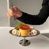Taza Alta para Postre de Acero Inoxidable 304 Tazón para Helado, Pudín, Natillas Estilo Ins de Aspecto Elegante Popular Taza de Helado
