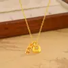 Collar con Colgante de Candado Nafu de la Suerte Diseño Estilo Antiguo Elegante Versátil Cadena para Clavícula Estilo Chino Nuevo 2025 Nuevo DIY