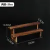 Estante de Exhibición de Madera Maciza Pura Estante de Almacenamiento de Escritorio Moderno Hecho a Mano Especial Caja Sorpresa Muñeca Planta Verde Suculenta Estante Escalera