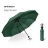 Fabricante personalizado totalmente automático três-dobrável guarda-chuva dobrável, guarda-chuva de abertura e fechamento com um clique, vinil grande guarda-sol empresarial com logotipo impresso nele