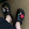 Diapositivas de Flor Colorida Dopamina para Zuecos, Lindas y Creativas, Estilo Femenino, Hebillas Decorativas Desmontables para Zapatos, Modernas