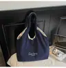 Bolso de Hombro de Pana de Gran Capacidad para Mujer Otoño e Invierno Estilo Nuevo Estilo Perezoso Gran Capacidad para Viajes Diarios a la Escuela
