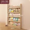 Estante de Livros Montada na Porta para Uso Doméstico, Suporte de Armazenamento para Quarto, Armazenamento em Vários Níveis Montado na Parede ou de Chão, Estante de Livros de Madeira Maciça, Suporte de Armazenamento Simples e Prático