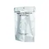 Bolsa para Mascarilla de Pie Cepillada Fabricante Personalizado Papel de Aluminio Cierre Autoadhesivo Bolsa para Empaque de Mascarillas Cosméticas Impresión en Huecograbado