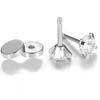 Aretes de Circonio de Acero Inoxidable Aretes Multitalla Set Amazon Fabricante Popular de Joyería Hip-Hop Suministro Listo