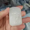 Venta al por mayor Jade Natural Jade Afgano Jade Blanco Colgante de Buda Guanyin Colgante de Hoja Ruyi Suministro en Vivo de Jade
