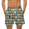 Color de verano europeo nuevo pantalón de playa color punto degradado impresión 3D pantalón de playa para hombre outlet de fábrica
