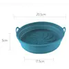 Bandeja de Silicona para Freidora de Aire Sartén Especial de Silicona Grado Alimenticio Herramientas Domésticas Resistente a Altas Temperaturas Bandeja para Horno