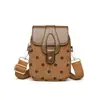 Bolso tipo cartera de teléfono plegable con lunares transfronterizo, casual y moderno, con múltiples compartimentos y gran capacidad, diseñado como bolso de hombro o cruzado para mujer