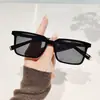 Óculos de Sol Quadrados da Moda Estilo Coreano Cool para Dirigir Óculos de Sol Anti-UV Óculos de Estilo Ins de Celebridade da Internet de Alta Qualidade