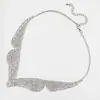 Colar Decorativo Moderno Europeu e Americano, Corrente Curta para Clavícula, Colar Feminino para Vestido de Noite em Boate e Banquete. N330