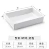 Kaibaiya vajilla de melamina ángulo recto caja cuadrada de plástico plato plato para hot pot comercial plato para barbacoa de autoservicio plato de exhibición