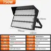 Reflector LED de Alta Potencia Transfronterizo para Exteriores Cuadrado Muelle Foco de Búsqueda Vatios Completos Alto Brillo 1200W Luz de Proyección