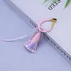 Llavero Cordón de Nudo de Diamante con Borla Corta Bo Ting Accesorios Semi-Terminados para DIY Colgante de Borla Pequeña Joyería