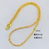 Collar de Cobre Chapado en Oro con Cuentas de Olivo y Cuentas de la Fortuna, Mismo Estilo que se Usa en Joyerías, para Hombres, con Oro Simulado y Diseño Atractor de Riqueza
