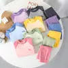Conjunto de Ropa Interior Térmica para Niños 7A Antibacteriano Ropa de Otoño para Niños y Pantalones Camiseta Base Pijamas para Niñas Mayores Ropa para el Hogar