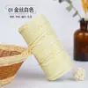 Hilo brillante de hebra redonda algodón hueco algodón de grosor medio lino tejido a mano gorro de ganchillo DIY material para envolver hilo secundario hilo hueco