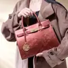 Estilo Nacional Sombra de Bambu Nova Bolsa de Mão Vermelha Estilo Chinês para Mulheres 2026 Noiva Casamento Bolsa de Mãe Presente de Aniversário
