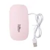 Mini Lâmpada de Unha em Formato de Rato com Luz UV para Esmalte em Gel, Lâmpada de Nail Art Vestível, Mini Lâmpada de Secagem de Unhas