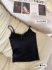 Encaje Suspbottomer Top de Fondo Chaleco Pequeño para Mujer Primavera y Verano con Almohadillas para el Busto Dulce Hottie Top Tubo Estilo Short Interior Ajustado