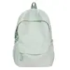 Mochila de viaje moderna y ligera con letras bordadas elegantes, estilo americano, adecuada para estudiantes de secundaria, preparatoria y universidad