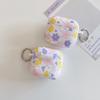 Venta Caliente Transfronteriza Estuche de Auriculares de Flores Ins Aplicable airpods4 Estuche Protector Estuche Suave de Silicona Estuche para Auriculares Apple Lote