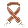 Nova cor dourada e prateada alça de ombro de seda alça longa transversal de ombro feminina acessórios de bagagem alça decorativa alça de bolsa de comércio exterior