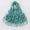 Cachecol de Imitação de Caxemira Transfronteiriço Outono e Inverno Europeu e Americano Cor Sólida Longo Cachecol Xale Roupa de Fora Xale Quente de Cor Sólida Atacado