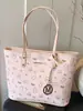 Bolso de mano grande estampado casual, elegante y lindo con temperamento para mujer, bolso de hombro moderno y elegante de alto valor para el trabajo
