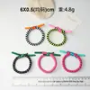 Diadema de Color Bloqueo Dopamina para Cola de Caballo Alta Banda Básica para el Cabello Alta Elasticidad Cuerda para el Cabello con Nudo de Cordón de Zapato Accesorio para el Cabello