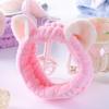 Novo japonês bonito tridimensional gato orelha de cabelo banda lavar rosto headband maquiagem aplicar máscara faixa de cabelo vender acessórios de cabelo bonito