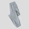 Pantalones de chándal azul marino y negro para niños, primavera y otoño, para niños y niñas, gris oscuro, gris claro, con puños, engrosados, pantalones de uniforme escolar para niños