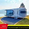 Hotel Estilo Camping Temático Oceano Estético, Casa Residencial Móvel para Entretenimento Familiar, Pousada com Equipamento de Vídeo para Influenciadores