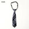 Uniforme JK/DK Retro a cuadros para gente perezosa, sin corbata pequeña, para mujer y hombre, estilo universitario, decoración de estilo británico para estudiantes