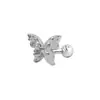 Brincos de Orelha Gabei Design Transfronteiriço Europeu e Americano Exquisitos Piercing de Osso da Orelha Borboleta