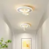 Lámpara de Techo Minimalista Nórdica para Pasillo, Entrada, Corredor, Foco de Techo, Luz para Vestíbulo, Guardarropa, Balcón, Luz Decorativa LED