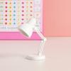 Lámpara de mesa pequeña con clip creativa LED plegable portátil pequeña luz de noche de color cálido lámpara de lectura y escritura para estudiantes