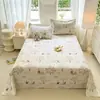 Sábana de Cama de Algodón 100% Clase A Algodón de Xinjiang Engrosada Cepillada Estampado Floral Funda Nórdica de Algodón Individual Doble Persona Cuatro Estaciones Uso en el Hogar
