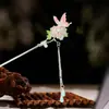 Pasador de Flor de Mariposa, Accesorio para el Cabello Estilo Antiguo Hanfu Cheongsam, Pasador con Borlas, Pasador Retro para Mujer, Hanfu