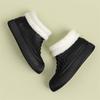 Botas de Moda para Mujer Botas de Lluvia Botas de Lluvia de Algodón Tubo Corto Impermeables Antideslizantes Resistentes al Desgaste Zapatos para Agua Interior Exterior Cocina Trabajo Zapatos de Goma