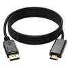 Cable Grande DP a HDMI Interfaz DP 4k 60HZ Pantalla TV Proyector Cable HD DisplayPort
