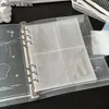 Álbum de Almacenamiento A5 Alas de Ángel Carpeta de Anillas de Plástico PP con Cierre a Presión para Tarjetas Fotográficas Star Chaser y Álbum de Fotos Polaroid