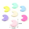 Luz Acrílica para Macarrones de Color Claro Corazón de Caramelo con Forma de Lazo Cuentas Irregulares Materiales de Cuentas DIY para Niños Accesorios de Joyería