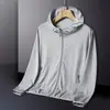 Ropa de Protección Solar para Exteriores UPF50 Protección UV Ropa de Protección Solar Chaqueta con Capucha para Hombre y Mujer Ropa de Protección Solar Ligera Transpirable para Hombre