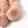 [Doble bola 12 bolas] Versión coreana de bufanda de felpa de imitación de piel de conejo Rex para mujer, bufanda cálida de otoño e invierno para estudiantes, jersey