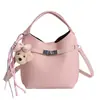 Bolso de Mano de Color Contrastante Bolso Cubo Nuevo Producto 2026 Nuevo Bolso Cesta Versátil Bolso Casual para el Trabajo Bolso Cruzado de Hombro Único