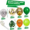 Balão de festa Jungle Safari 60 pack balão de estampa animal leopardo padrão zebra balão padrão tigre