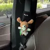 Almohadilla de hombro para cinturón de seguridad de oso lindo, protector creativo anti-estrangulamiento para cinturón de seguridad, accesorio interior de coche