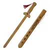 Espada de madeira espada infantil treinamento de artes marciais espada de madeira chinesa simulação espada antiga menino espada de madeira brinquedo espada de dragão
